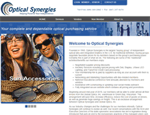 Tablet Screenshot of opticalsynergies.com